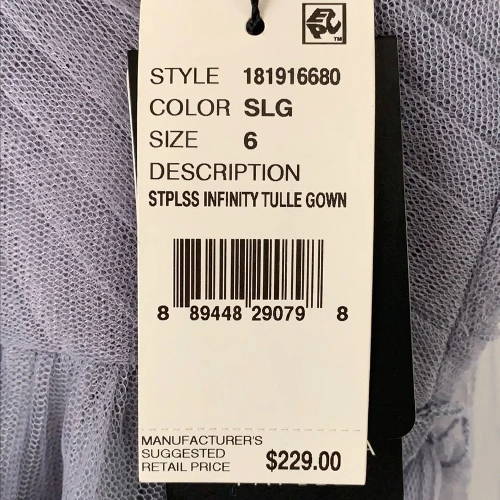 Lavendar Formal Dress Adrianna Pappel - Picture 3 of 3